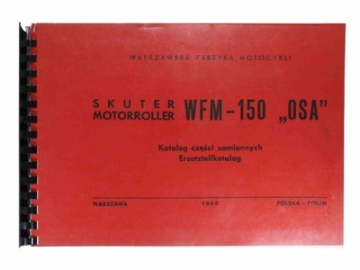 KATALOG CZĘŚCI ZAMIENNYCH WFM 150 OSA