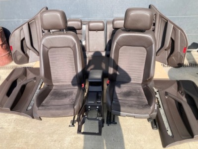 Сидіння заднє сидіння оббивка коричневі vw passat b8 kombi фото №1