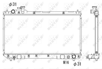 53275 RADUADOR DE AGUA  