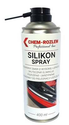 SILIKON SPRAY 400ML BEZBARWNY SMAR CHEM-ROZLEW