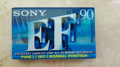 Kaseta magnetofonowa Sony EF90 2szt kpl. Typ I