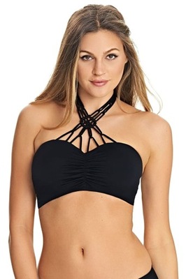 80F UK 36E Freya Macrame Bandeau Bikini Top