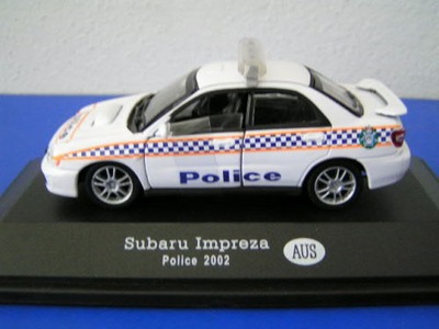 POLICJA SUBARU Impreza 2002 Australia 1/43