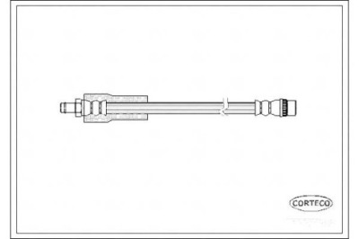 Corteco шланг тормозной гибкий renault vel satis фото №1