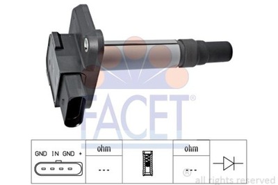 FACET 9.6345 BOBINA DE ENCENDIDO  