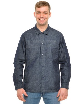 LEE koszula REGULAR navy jeans OVERSHIRT _ M 38