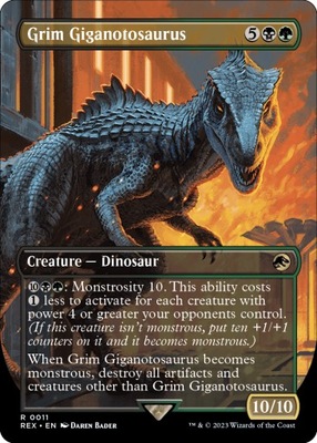 MTG Grim Giganotosaurus *Borderless* (R)