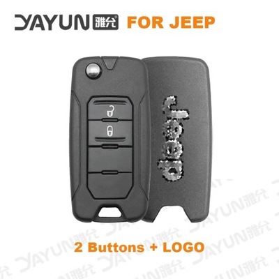 2+1 BUTTONS FOR JEEP RENEGADE 2015/6/7/8 FLIP REMOTE CAR KEY SHELL C~22897