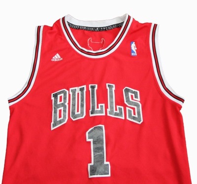 Męska Koszulka NBA Adidas Chicago Bulls 1 - ROSE r.M
