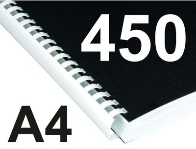 Druk Wydruk A4 mono do 450 stron + bindowanie