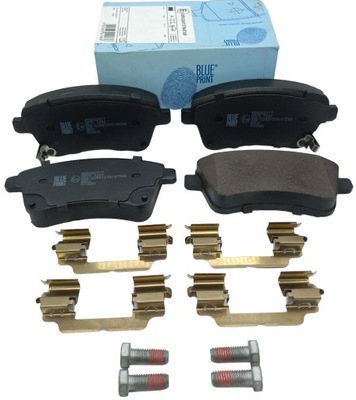 Тормозные колодки тормозные osi перед blue print kia venga фото №1