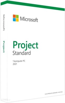 MICROSOFT PROJECT 2021 Standard BOX PL PKC