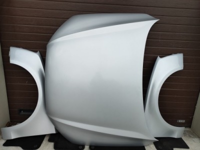 Audi a8 d4 капот кришка двигуна lx7w фото №1