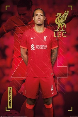 Liverpool FC Virgil Van Dijk Plakat 61x91,5 cm