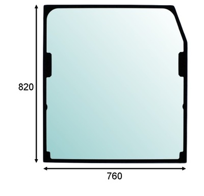 VENTANAS PARTE DELANTERA SUPERIOR KUBOTA U27-4  