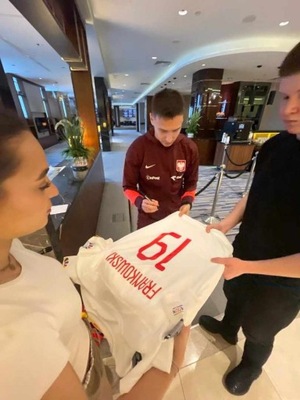 Frankowski - Polska - koszulka z autografami (pol)