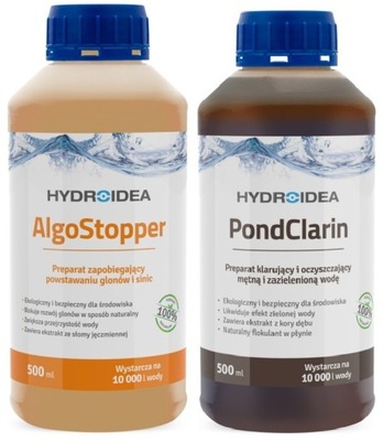 HYDROIDEA PondClarin 500ml + AlgoStopper 500ml