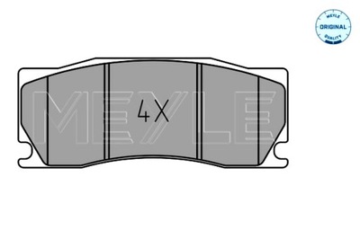 MEYLE ZAPATAS DE FRENADO PARTE DELANTERA JAGUAR XK II 3.6 4.2 5.0 03.06-07.14  