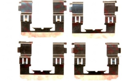 Trw набор монтажный тормозных колодок subaru forester legac фото №1