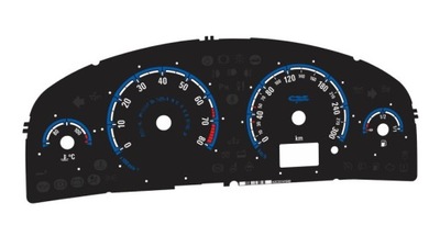 OPEL VECTRA C PARA OPC DISCOS CUADRO DE INSTRUMENTOS CUADRO TUNEADO CUSTOM MOMAN  