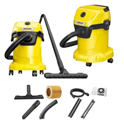 ODKURZACZ PRZEMYSŁOWY KARCHER WD3 BEZWORKOWY 1400W