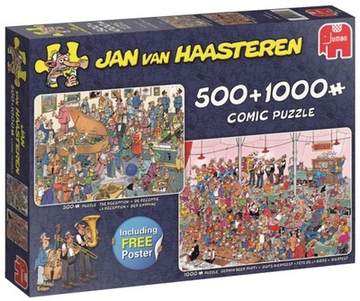 Puzzle 500 el. JAN VAN HAASTEREN Imprezę czas zacz