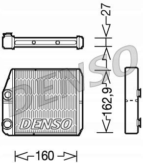 WYMIENNIK CIEPŁA DENSO DRR09035 FIAT DUCATO 