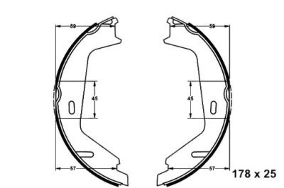 Ate гальмівні колодки гальмівні kpl. задня volvo xc90 i 2.4d-4 фото №1