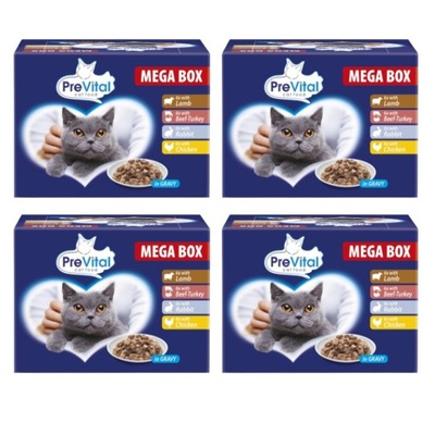 PREVITAL jehněčí maso králík kuře 96X100G