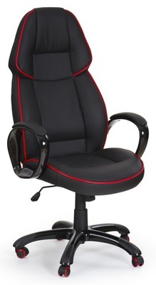 Fotel gamingowy RUBIN Czarny+Czerwony Halmar