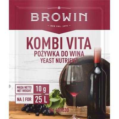 Pożywka do wina Kombi Vita 10g z witaminami na 25L