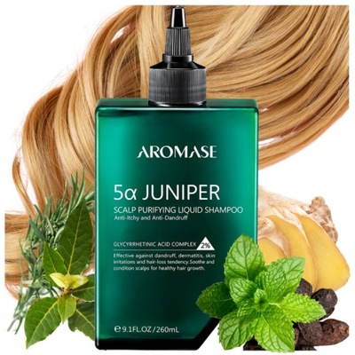 AROMASE SZAMPON PŁYN OCZYSZCZAJĄCY SKÓRĘ GŁOWY 5A JUNIPER SCALP 260ML