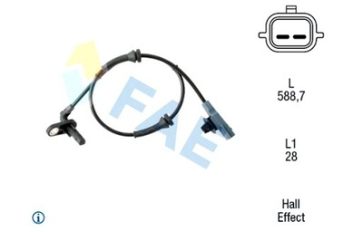 FAE SENSOR ABS NISSAN  