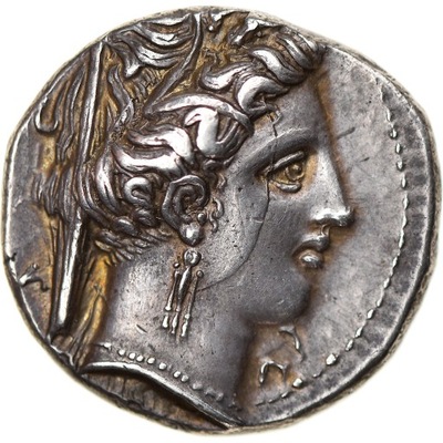 Lucania, Nomos, 340-330 BC, Srebro, NGC, EF(40-45)