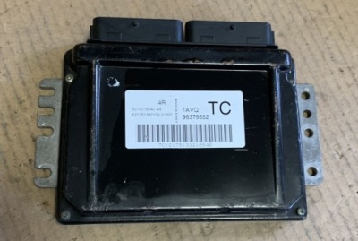 Бортовой компьютер блок управления двигателя daewoo kalos 96376652 фото №1