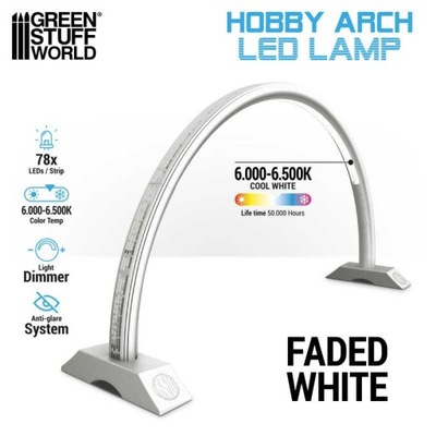 GSW - Hobby Arch LED Lamp - Faded White