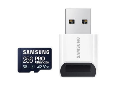 Karta pamięci Samsung microSDXC PRO Ultimate 256GB MB-MY256SB z czytnikiem