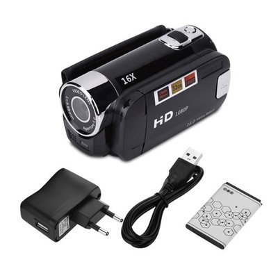 HD 16X Digital Camcorder Video DV Rotation Camera