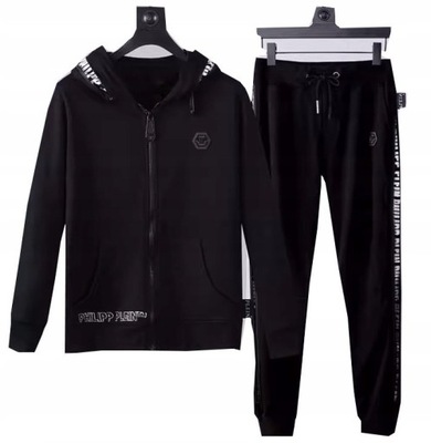 Dres Philip Plein Czarny Napisy Rozmiar 3XL