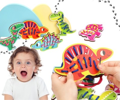 PRZEPLATANKA ZRĘCZNOŚCIOWA DINOZAURY