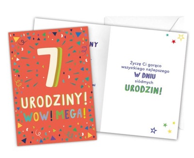 Karnet LKL-008 7. urodziny