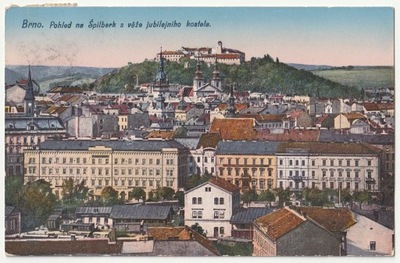 CZECHY. Brno - widok na zamek Spilberk