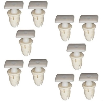 Клипсы уплотнители накладки дверь mercedes clk klasa c208 e w210 slk r170 10szt фото №1