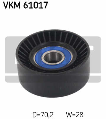 РОЛИК НАПРАВЛЯЮЩАЯ PK SKF VKM 61017 VKM61017