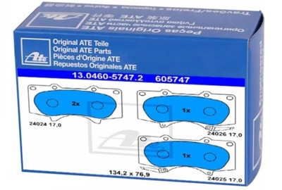 Тормозные колодки тормозные ate do lexus gx 460 470 фото №1