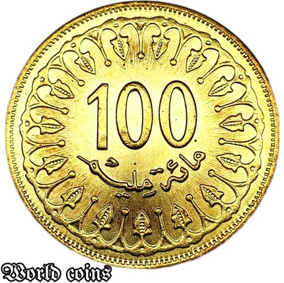 100 MILLIEMES 2008 TUNEZJA
