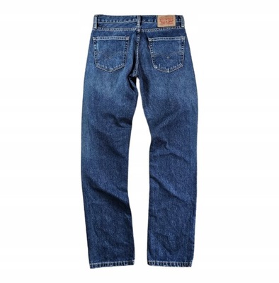 Spodnie Jeansowe LEVIS 511 Niebieskie Denim Dżins z Przetarciami 32x34