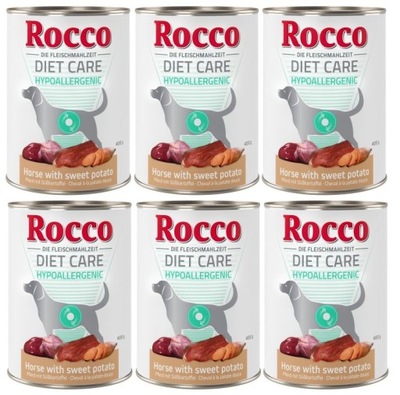 Mokra karma Rocco Diet Care Hypoallergenic monobiałkowa konina 6x400g