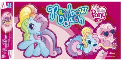 My Little Pony NAKLEJKI Duża Wielka Naklejka na ścianę ścienna Rainbow Dash