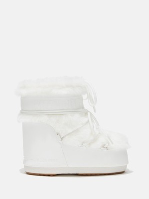 Moon Boot Śniegowce Low Faux Fur White 36/38